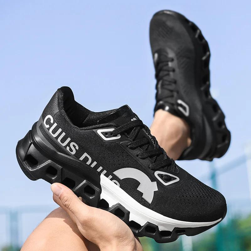 Chaussures de course pour hommes, chaussures tout-terrain, amortissantes, antidérapantes, respirante