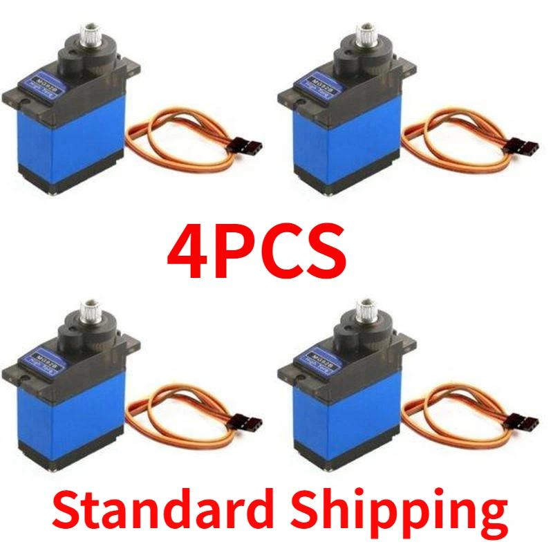 4 pièces MG92B 13.8g 3.5KG couple engrenage métallique servo numérique