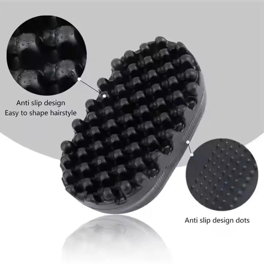 Boucles noires coiffure friser cheveux éponge barbiers style Dreadlock Massage outils de nettoyage p