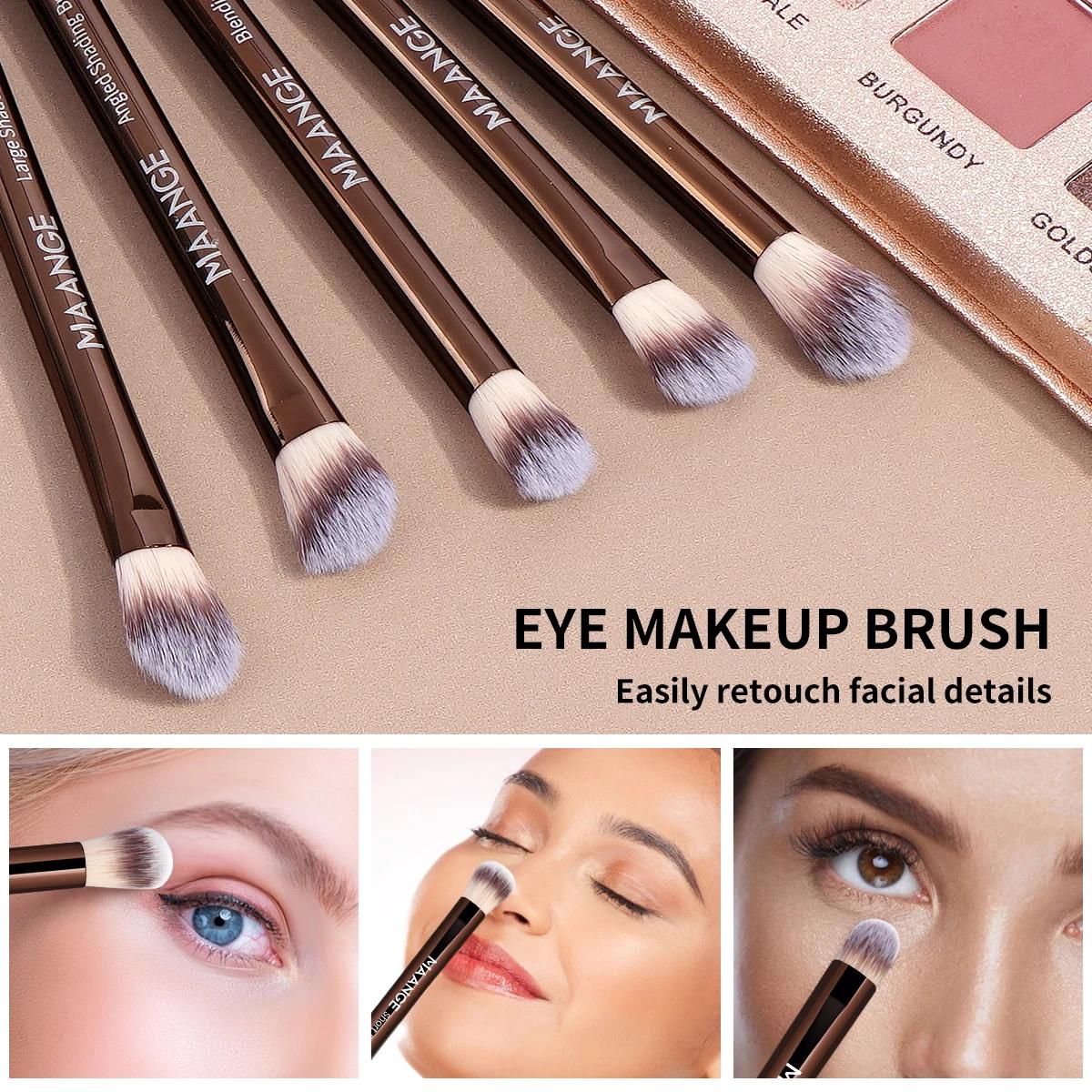 MAANGE Pro Kit de pinceaux de maquillage 20 pièces pinceaux avec sac de rangement double extrémité f