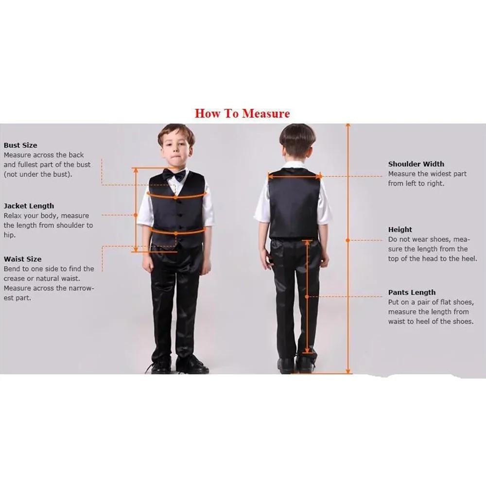 Costume chic 3 pièces pour garçons, revers pointu, simple boutonnage, idéal pour mariage, bal de pro