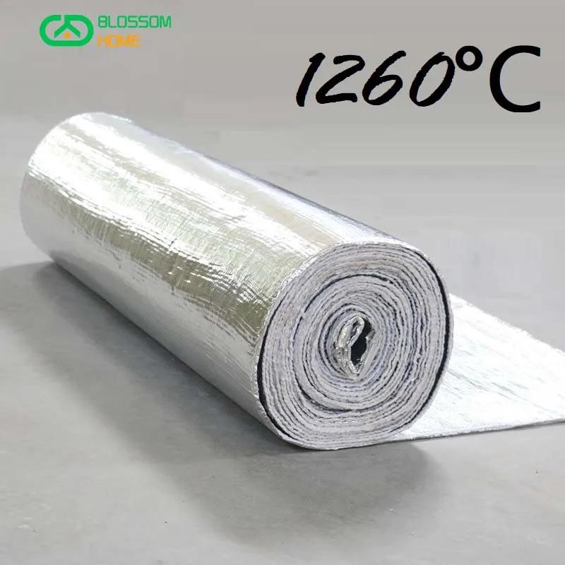Tissu de protection ignifuge en Fiber de céramique, fil de Nickel résistant aux hautes températures,