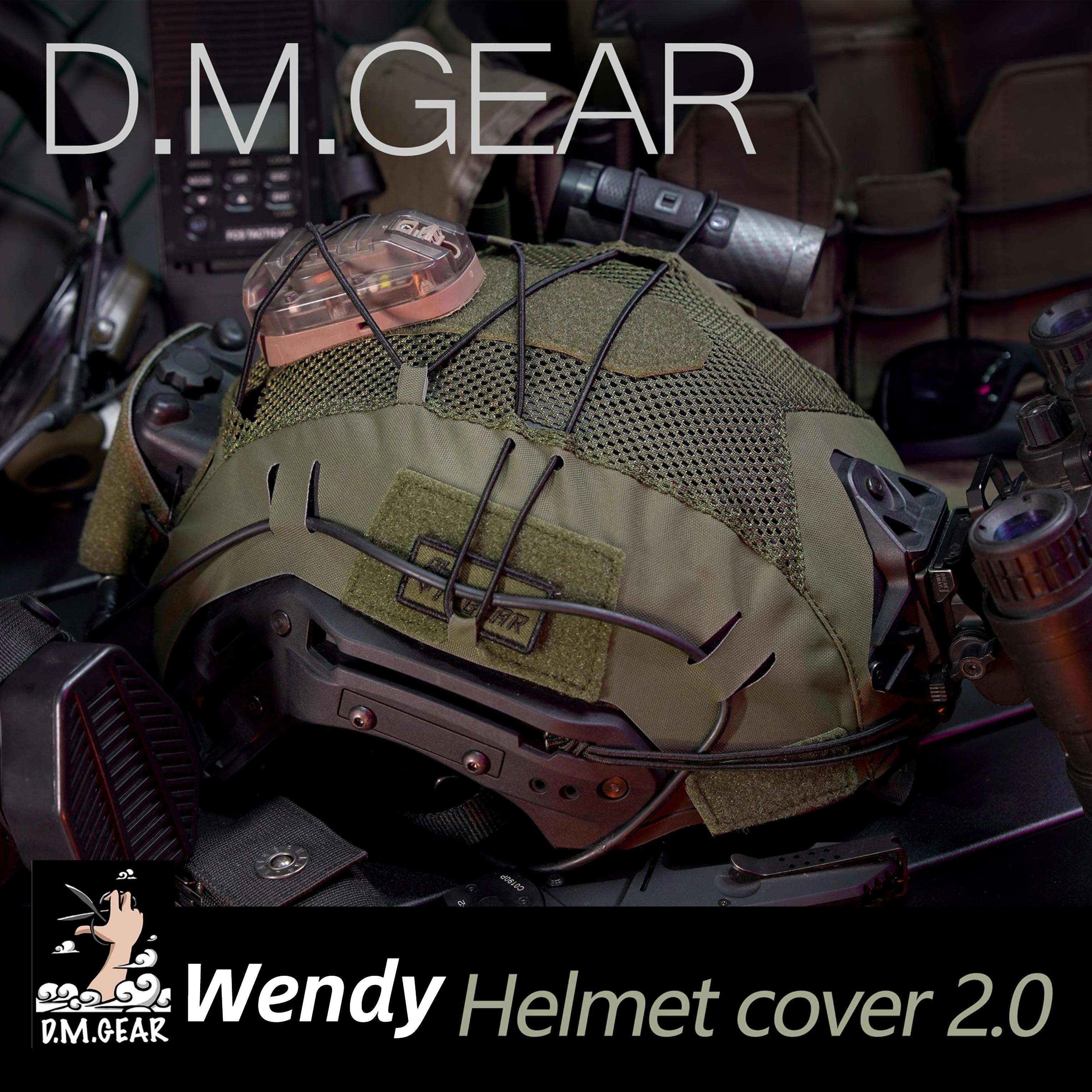 Dmgear Team Wendy housse de casque Exfil bosse balistique maille Ranger vert équipement tactique équ