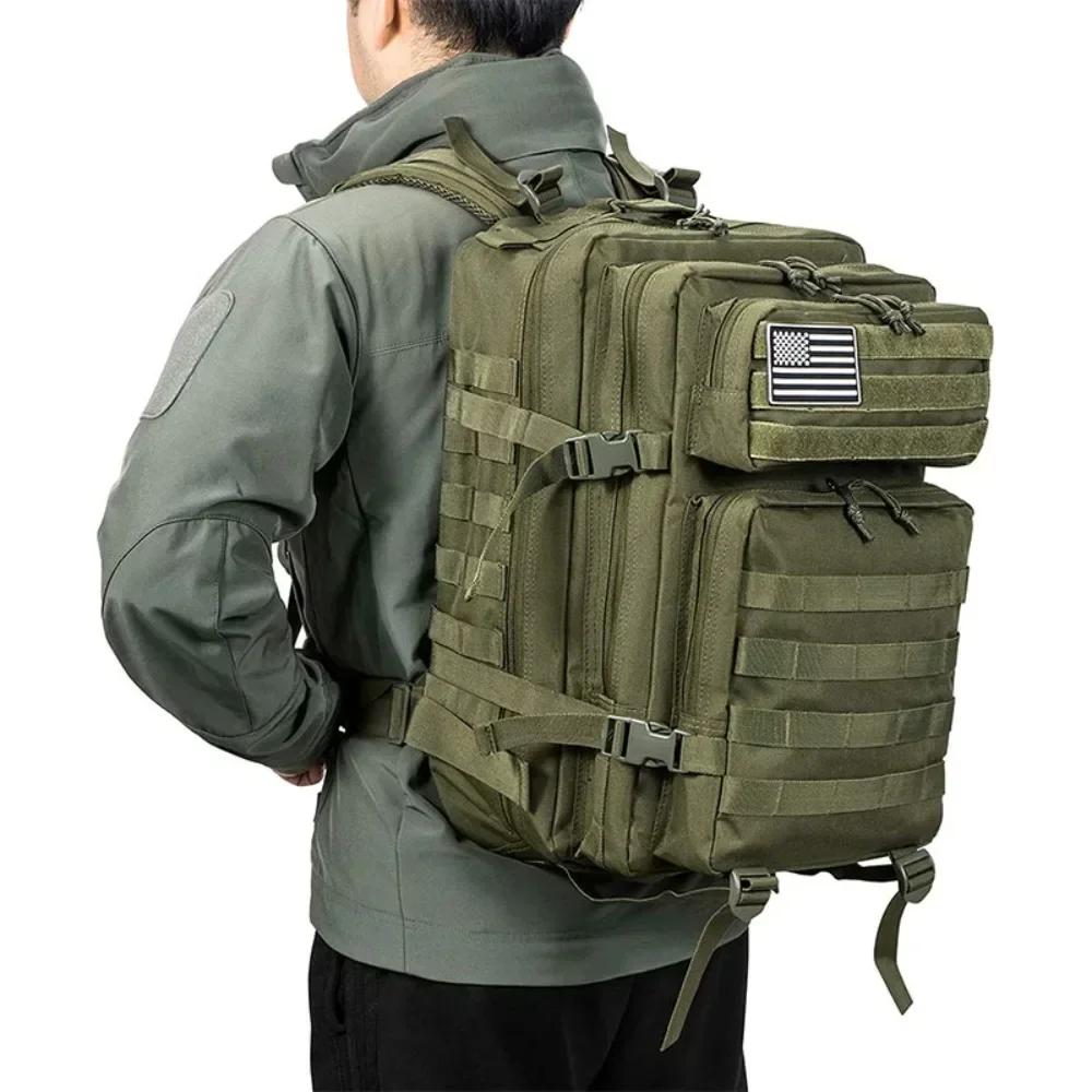 60L armée militaire tactique sac à dos hommes voyage grande capacité sacs à dos hommes étanche Sport