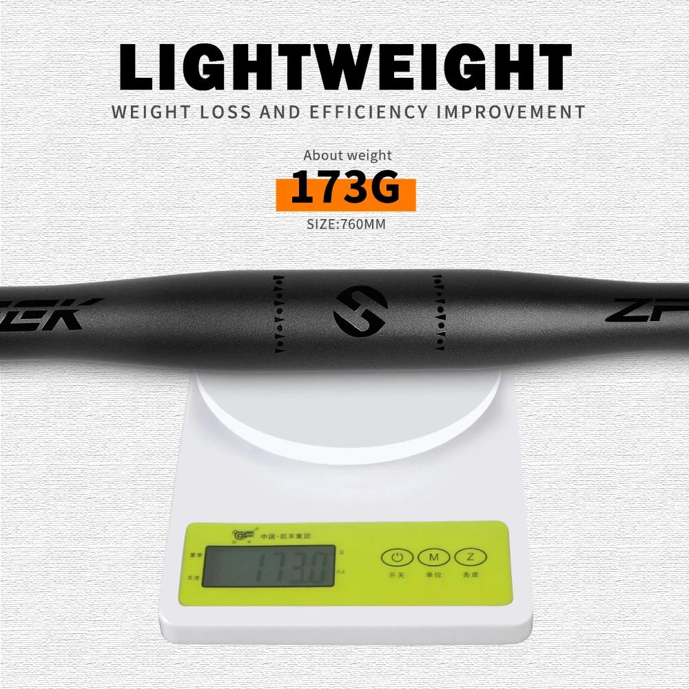 TOSEEK ZF-ONE vtt guidon de vélo en carbone guidon 31.8*580-720/740/760mm guidon noir mat pour acces
