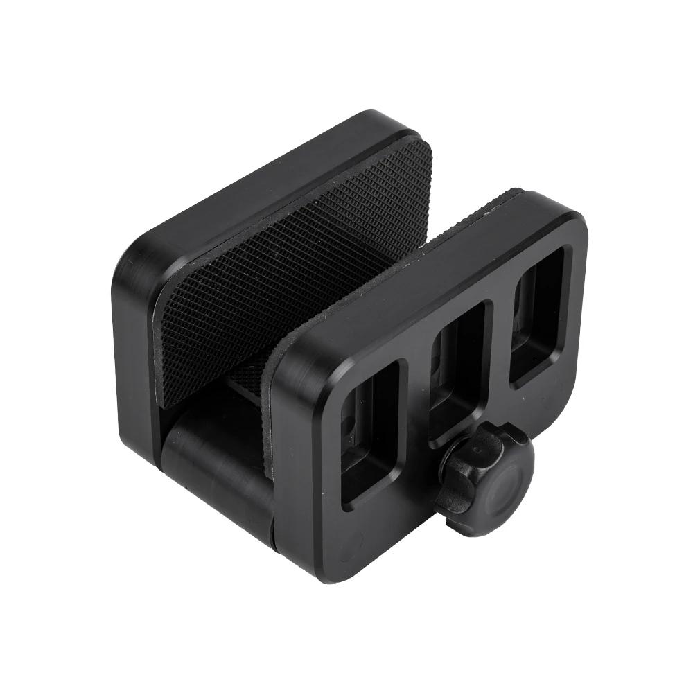 Trépied de tir de chasse, pince de tête de bâton de 65mm de large, support de pince de bipied, suppo