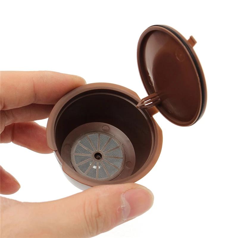 4 pièces/ensemble Dolce Gusto Plsatic rechargeable café Capsule filtre tasse 200 fois réutilisable c