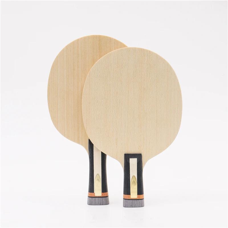 Stuor-Raquette de tennis de table CNF en carbone blanc, 7 couches, lame de ping-pong, attaque rapide
