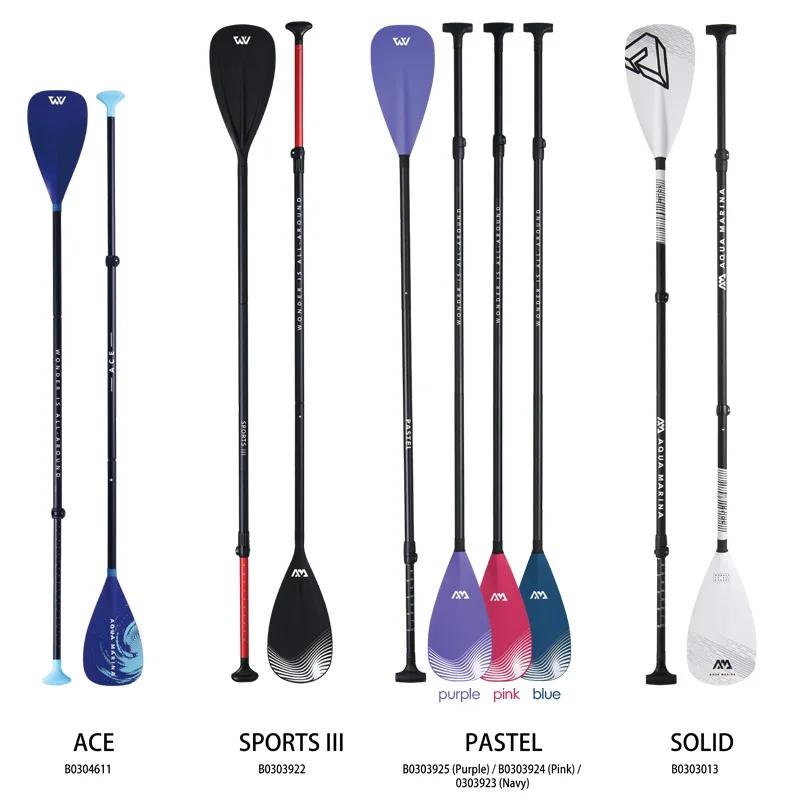 Pagaie SUP AquaMarina alliage aluminium fibre verre double usage kayak bateau pneumatique