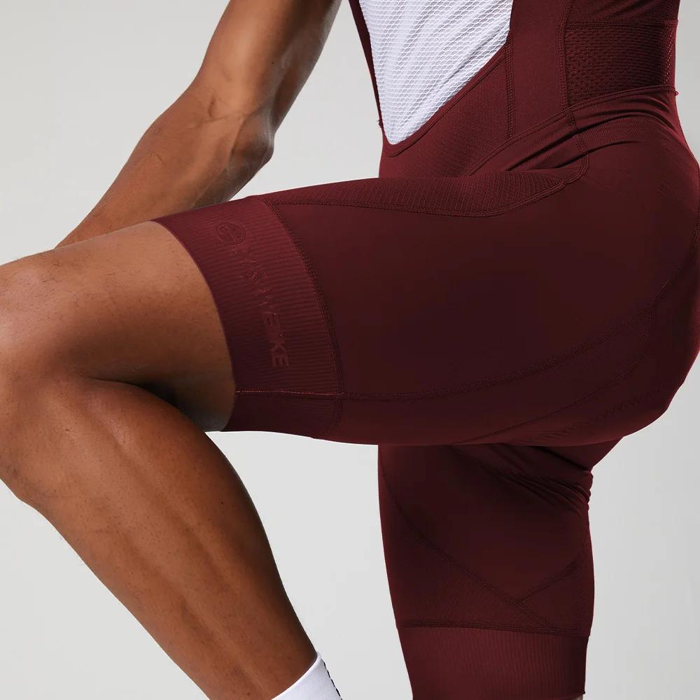 YKYW Cyclisme cuissard rouge short pour homme été vélo de route équitation cuissard respirant pantal
