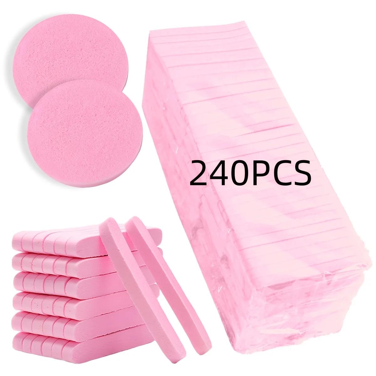 Éponges pour le visage - 240 pièces - Éponges pour le visage compressées pour laver le visage, tampo