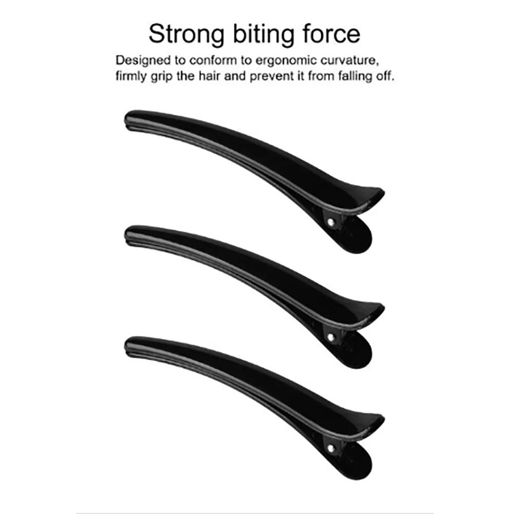 10 pièces/ensemble pince à bord en plastique épingle à cheveux accessoires grande taille 8CM pince à