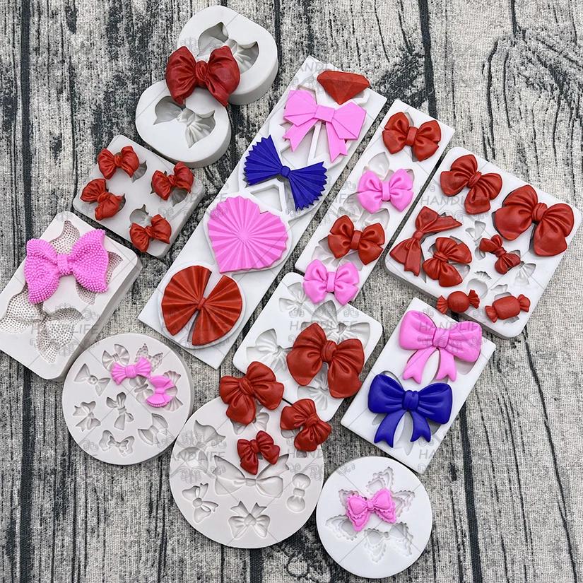 Moule de cuisson de gâteaux en Silicone avec nœud papillon, Sugarcraft, Cupcake au chocolat, outils