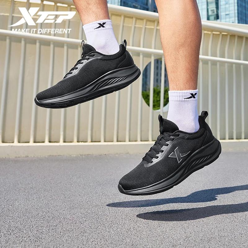 Xtep chaussures de course pour hommes 2025 été respirant maille chaussures à semelles souples absorb