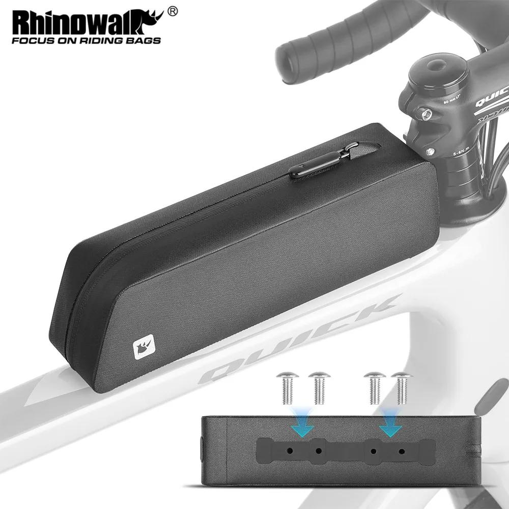 Rhinowalk – sac pour Tube supérieur de vélo, avec boulon monté et sangle, étanche, aérodynamique, fa