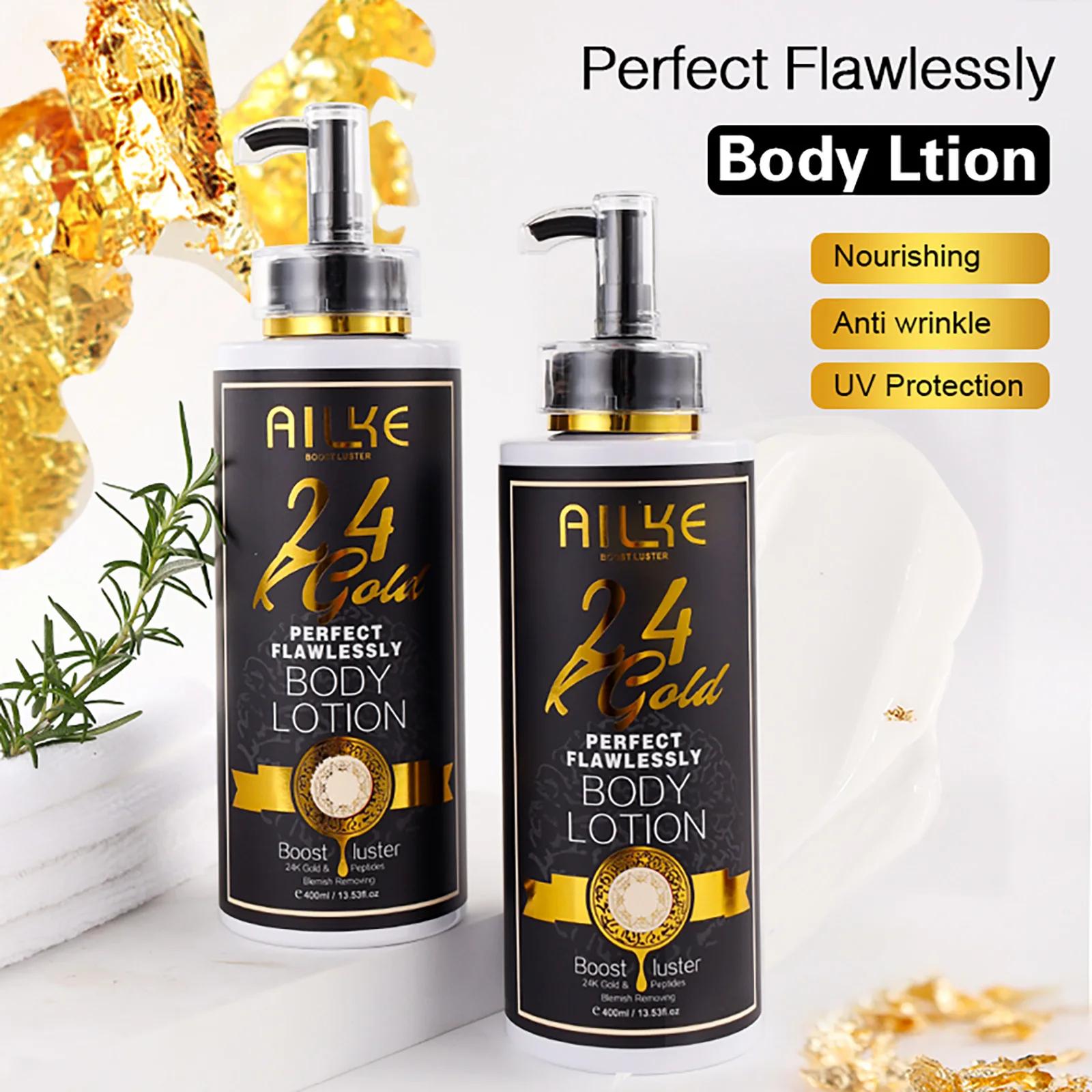 AILKE-Ensemble de Soins de la Peau 24K, Blanchissant, Sculpte, Taches Foncées, Pigmentation, Déforma