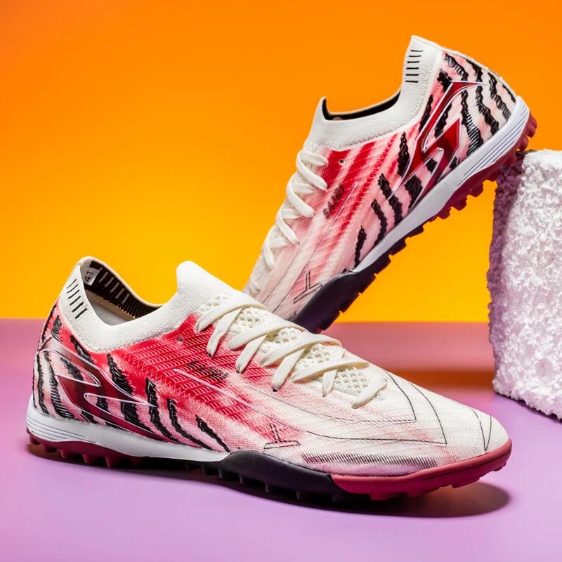 Chaussures de football de sport TF/FG de haute qualité, confortables, respirantes, personnalisées et