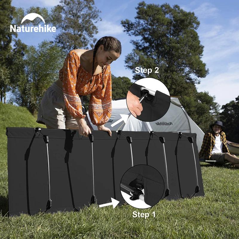 Natureifa Xjc05-Lit de camping pliant, facile à construire, portable, charge de 150 noix, possède un
