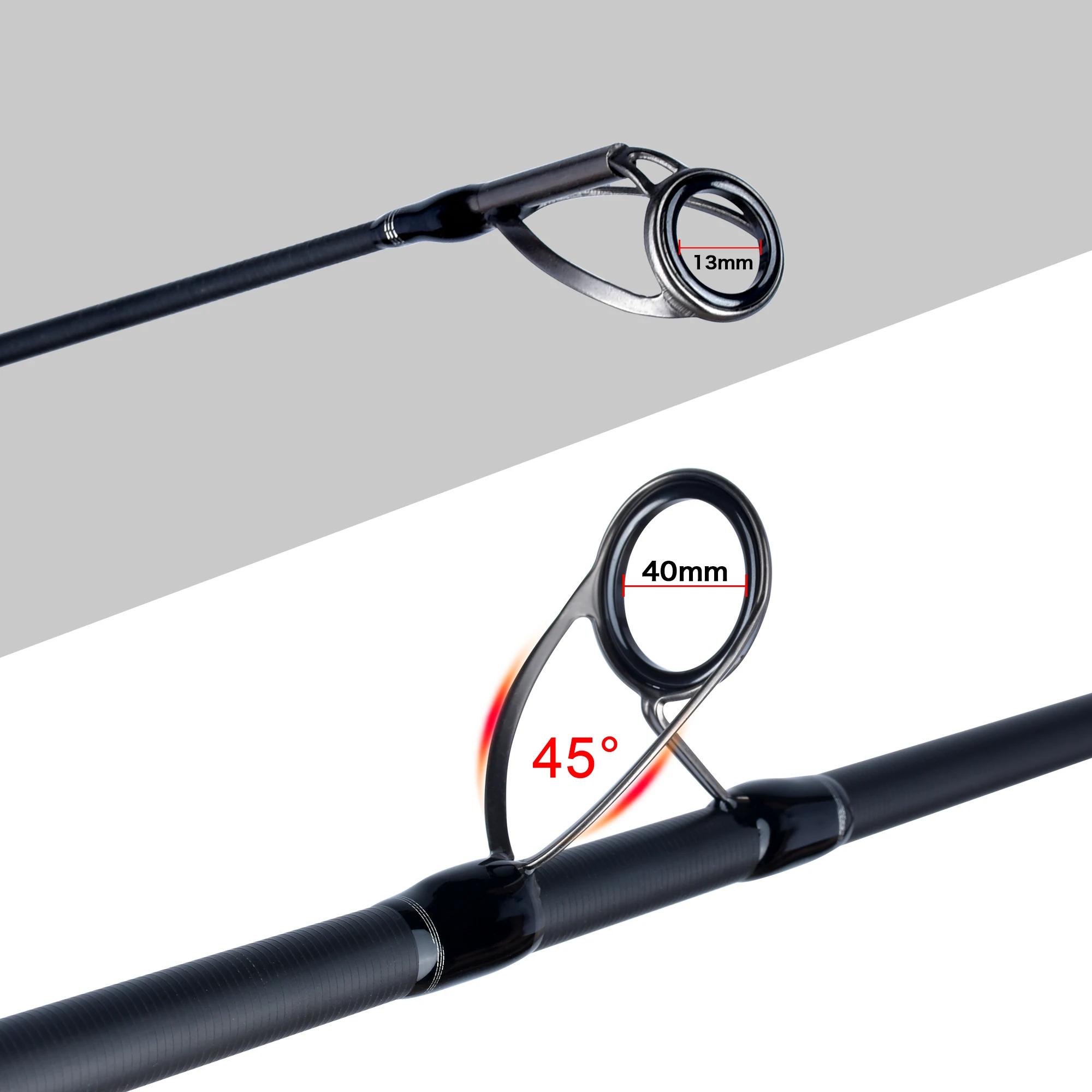 BIUTIFU BIGFISH-Canne à Pêche à la Carpe en Carbone T800, Lancer Artériel, Surfcasting, Dur, Voyage,