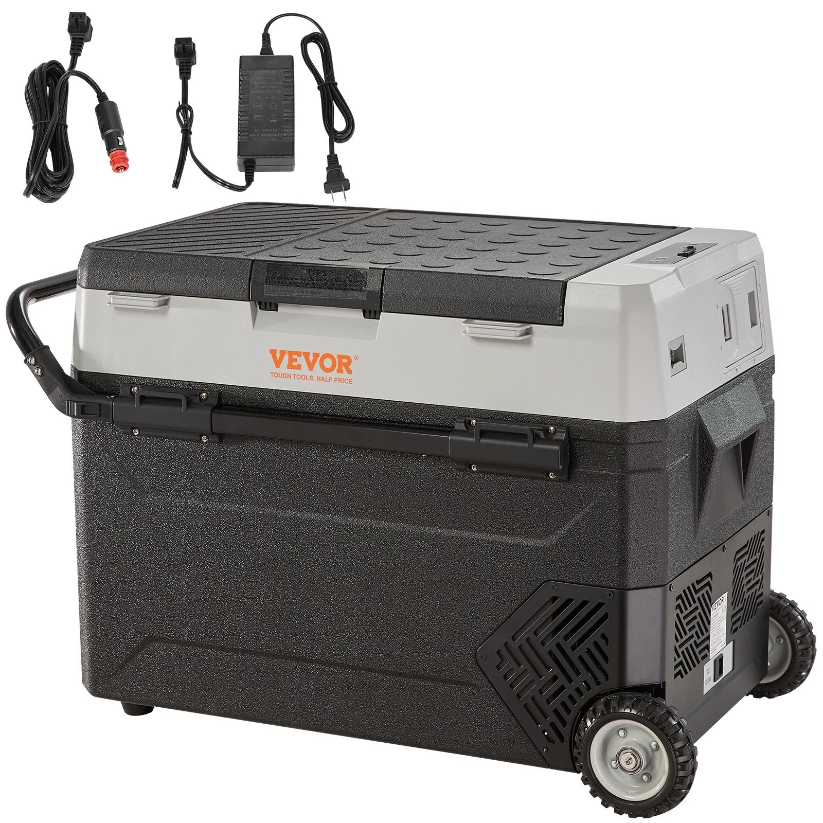 SucceBuy 35L/45L/55L réfrigérateur de voiture à poignée pliable Portable avec congélateur de compres