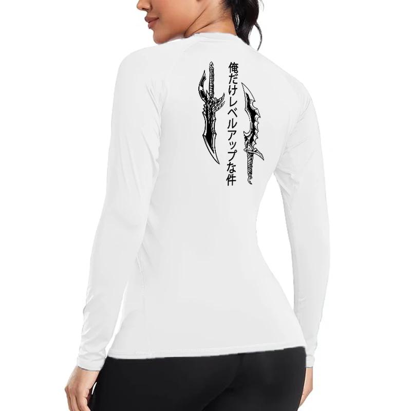 Chemise de Compression à imprimé graphique pour femmes, T-Shirts à séchage rapide, pour gymnastique,