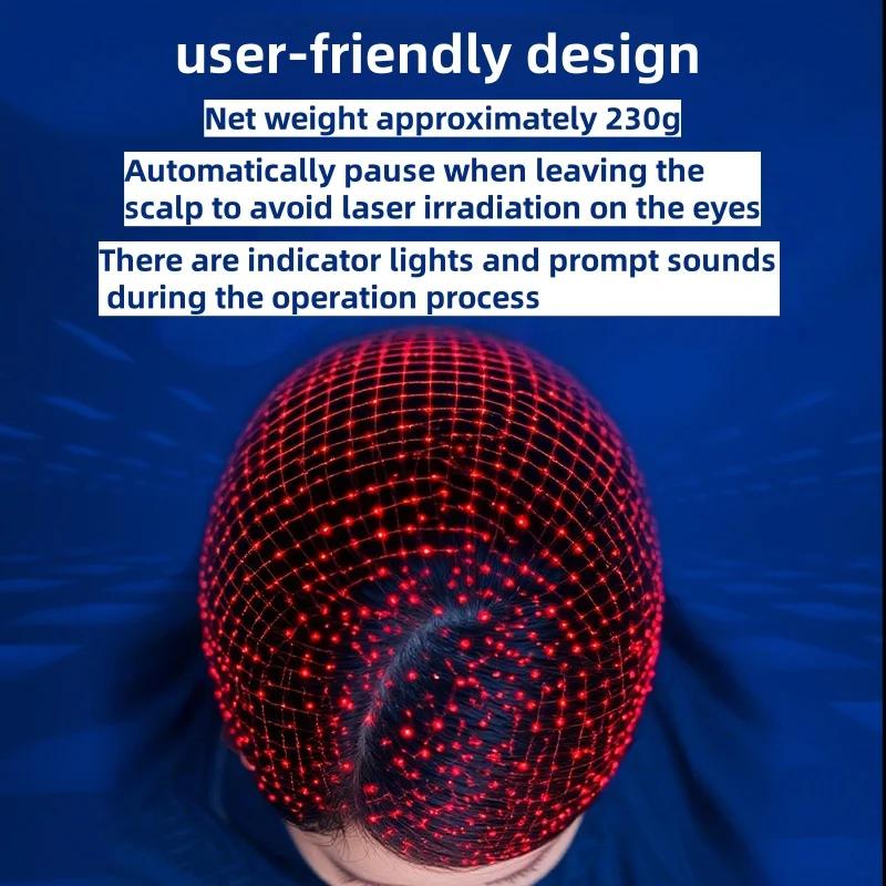 312 laser bonnet de cheveux chapeau pour cheveux growt casquette de thérapie par la lumière rouge ca