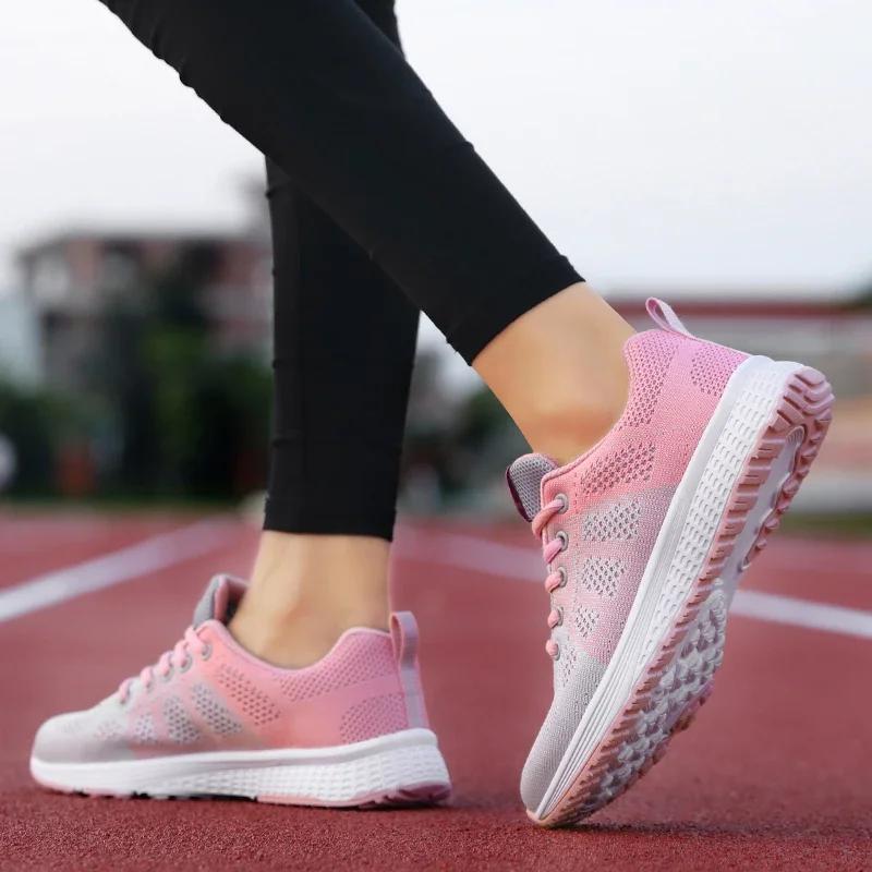 Chaussures de marche femmes chaussures de Sport mode plate-forme baskets dames printemps hiver chaus