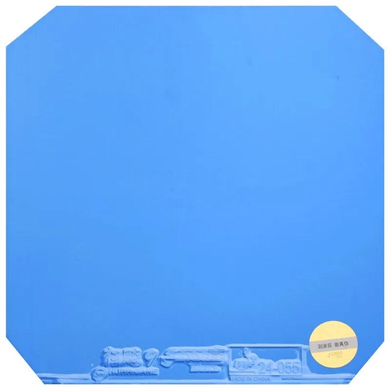 Original DHS Hurricane 9 bleu vert Tennis de Table en caoutchouc H9 Hurricane 9 éponge de Tennis de