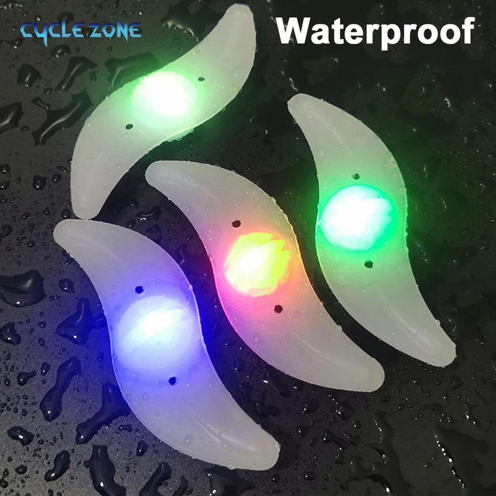 Lumières de pneu de vélo, rayons de roue, 3 modes LED, étanche, avertissement de sécurité, facile à