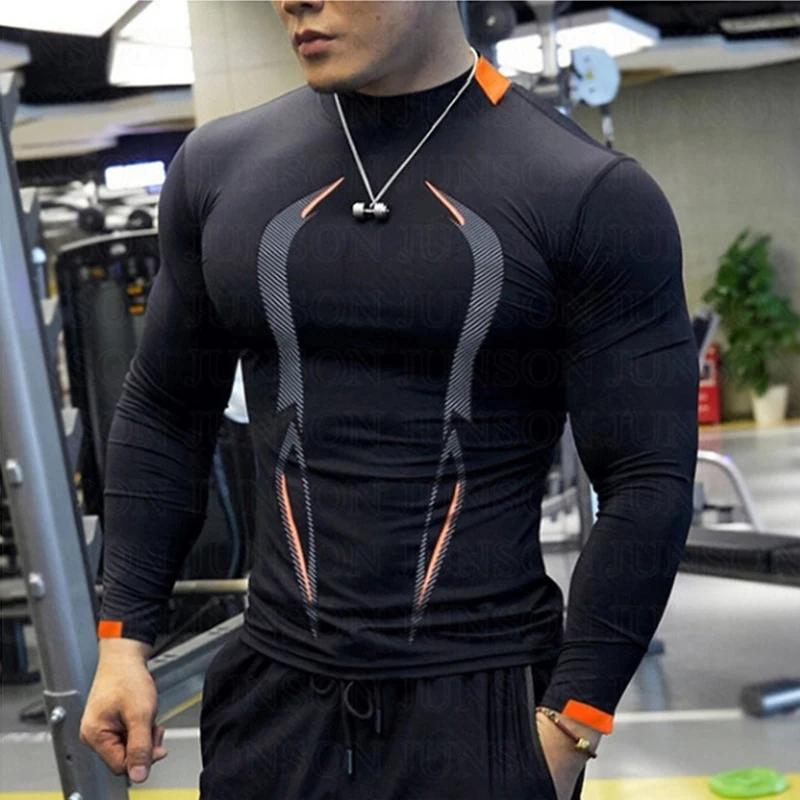 T-Shirt d'été manches longues pour hommes 2024 - Séchage rapide respirant protection solaire plein air
