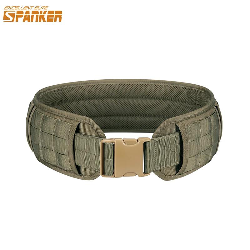 Ceinture de combat tactique réglable, ceinture de taille Airsoft, boucle à dégagement rapide, chasse