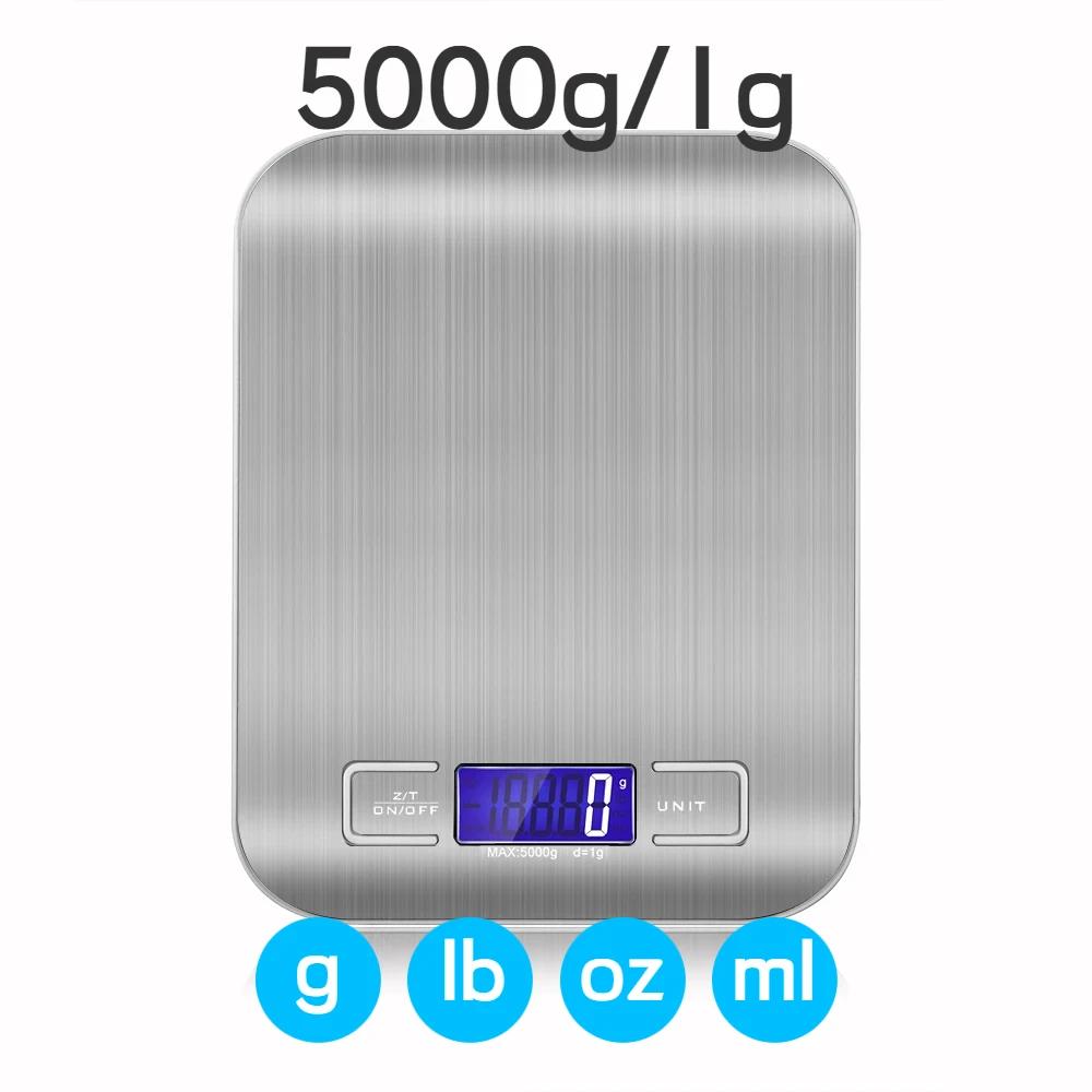 Balance de cuisine numérique électronique portable, haute précision, LCD, café goutte à goutte, pesé
