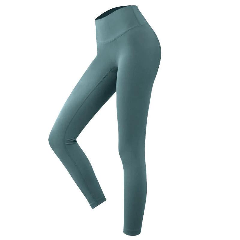 Taille haute sensation nue Leggings Push Up Sport femmes Fitness course pantalons de Yoga énergie Le