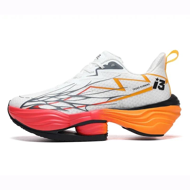 Hommes chaussures de course en plein air Couple Jogging respirant amorti chaussures de luxe antidéra