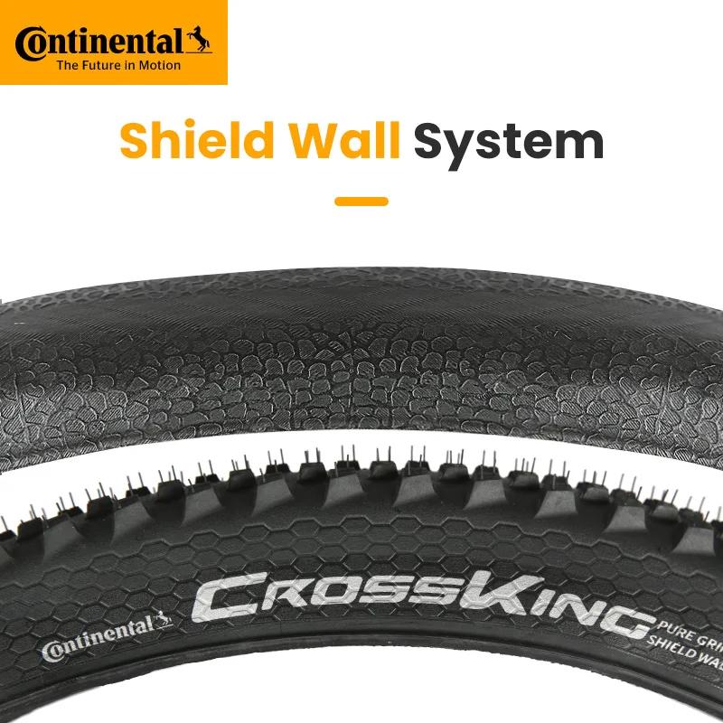 Pneu de VTT Continental CrossKing 27.5/29 x 2.3 pliable, prêt pour tubeless, anti-crevaison, compati