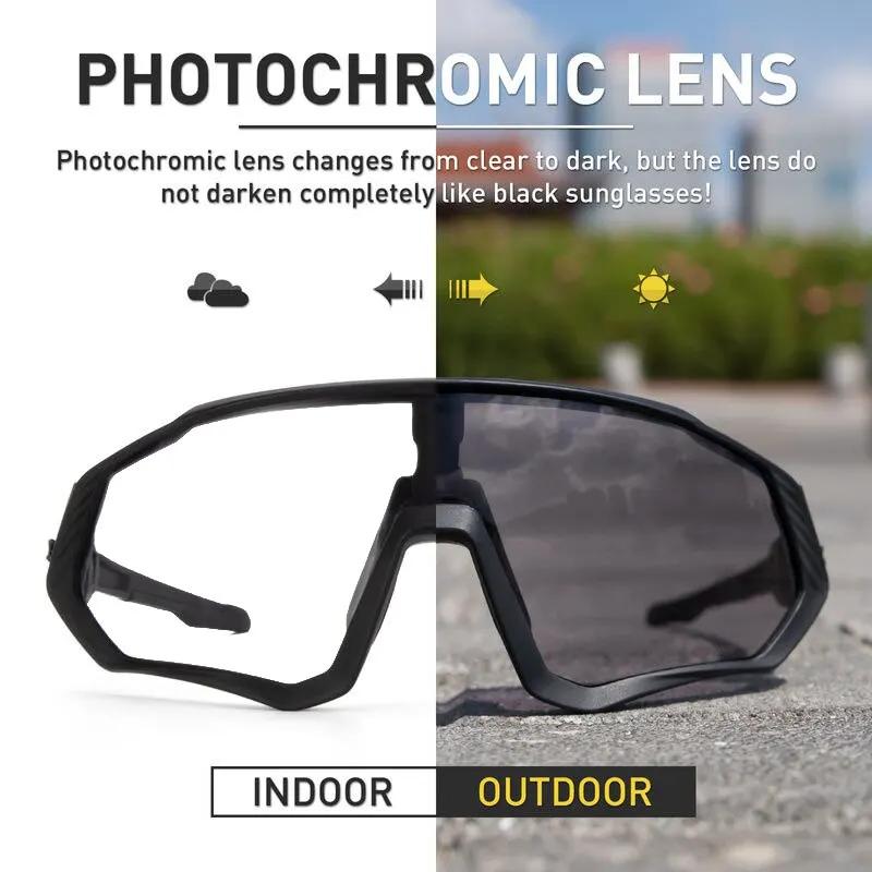 SCVCN lunettes de cyclisme photochromiques Sport lunettes de soleil hommes vtt montagne route vélo l