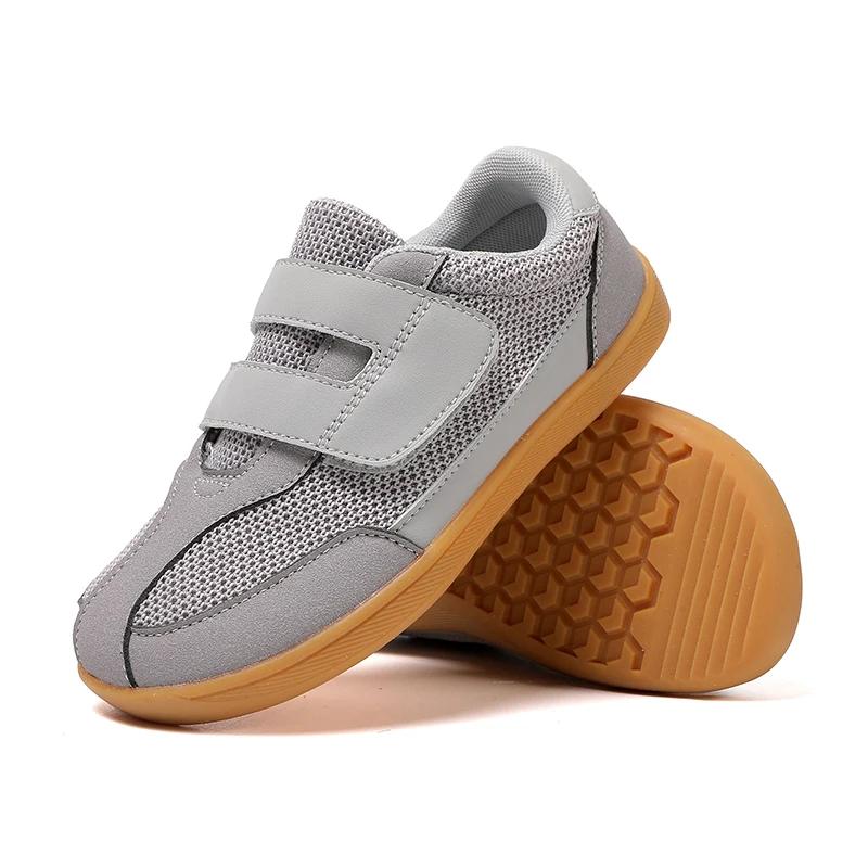 Chaussures pieds nus pour enfants, chaussures de campus, résistantes à l'usure, confortables, en cao