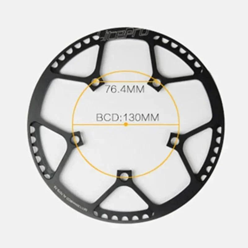 Bielles carrées Litepro pour vélo gravel - Pédalier plateau manivelle 130 BCD 45T à 58T