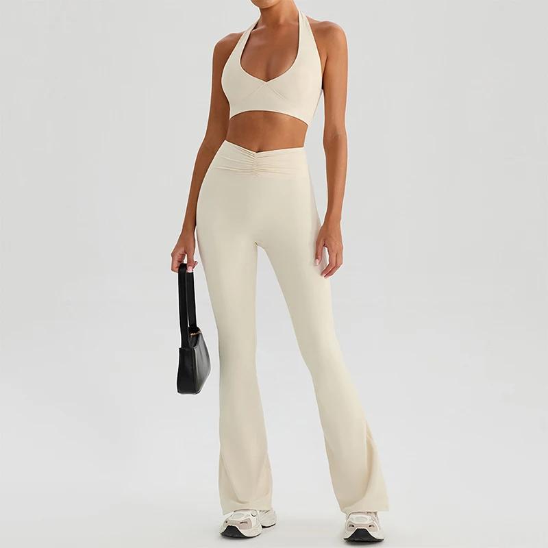 Hearuisavy 2 pièces ensemble de sport pour femmes Protection solaire jupe de Tennis à séchage rapide