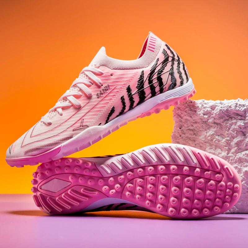 Chaussures de football de sport TF/FG de haute qualité, confortables, respirantes, personnalisées et
