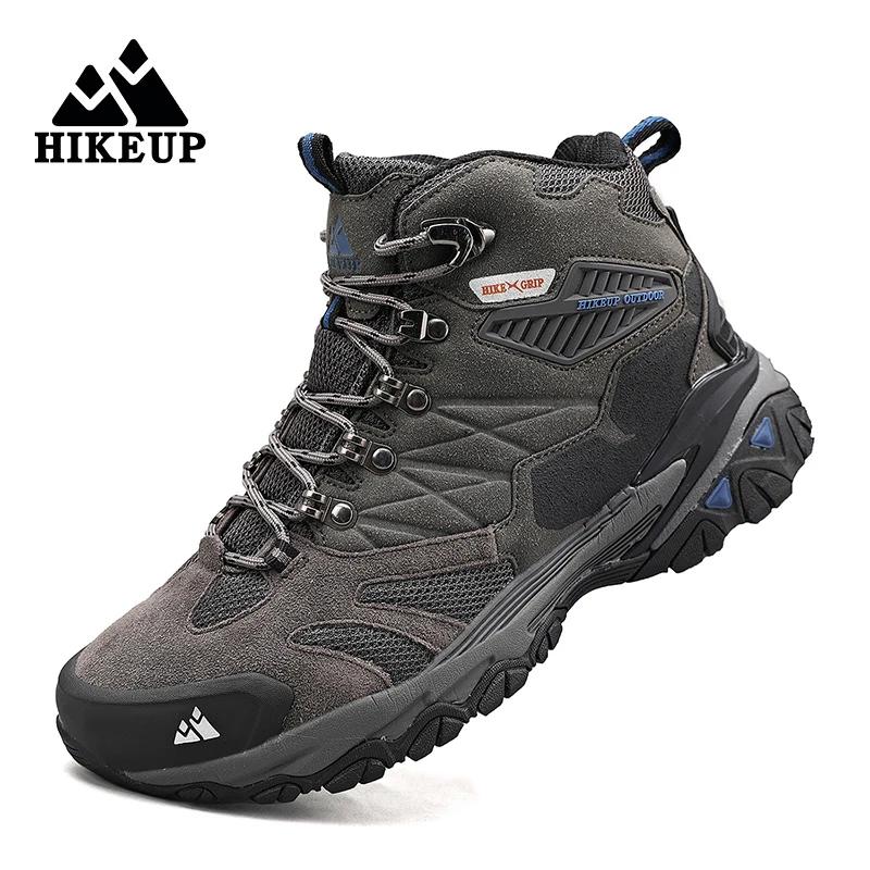 Bottes de randonnée homme HIKEUP imperméables : chaussures tactiques militaires pour trekking et combat