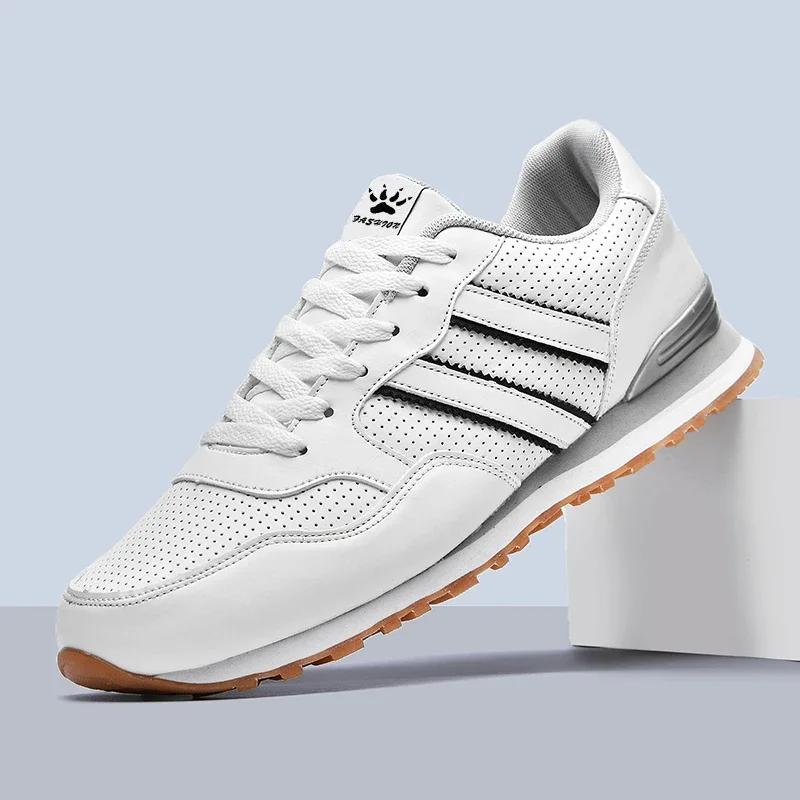 Chaussures de course classiques pour hommes, baskets légères en cuir suédé, chaussures de Sport de p