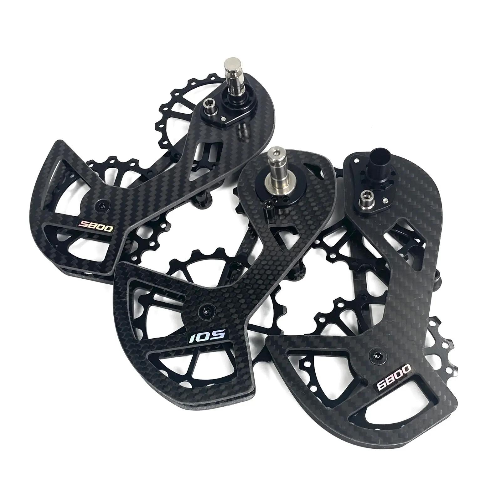 LTWOO-Roue de poulie en fibre de carbone pour vélo, roulement en céramique, collier de dérailleur ar