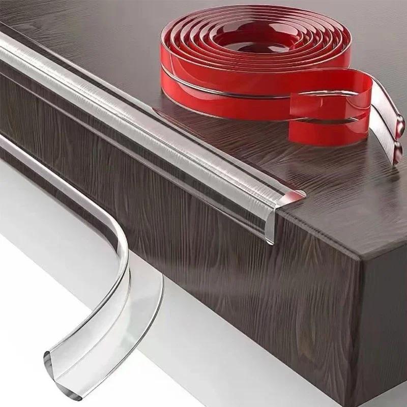 Bande de protection d'angle de meuble, 1/2/3M, auto-adhésive, transparente, anti-Collision, pare-cho