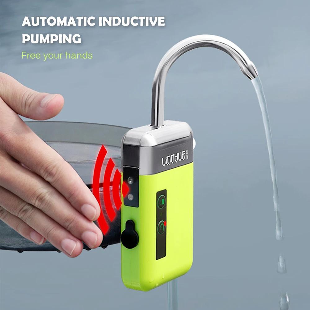 Mini Pompe à Oxygène Portable 3-en-1 avec Tube de Pierre à Air, Détection, Chargement USB, Pompe à E