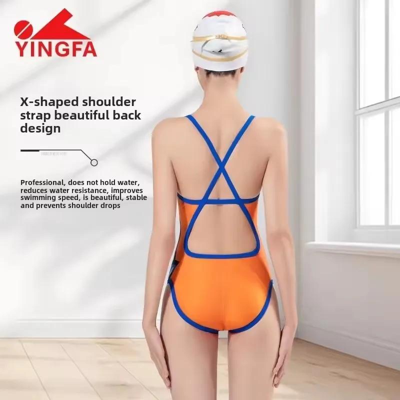 Yingfa maillot de bain professionnel femme course une pièce sport entraînement maillot de bain améli