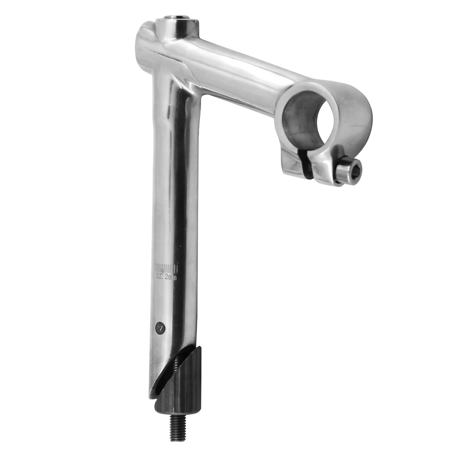 Tige de guidon de vélo en alliage argenté, 1 2,2 clip, 25.4mm