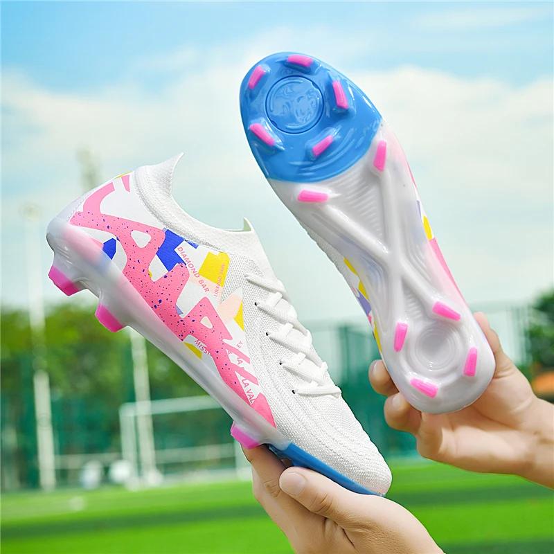 Nouveaux hommes chaussures de Football adulte antidérapant garçons adulte Futsal Sport bottes de Foo