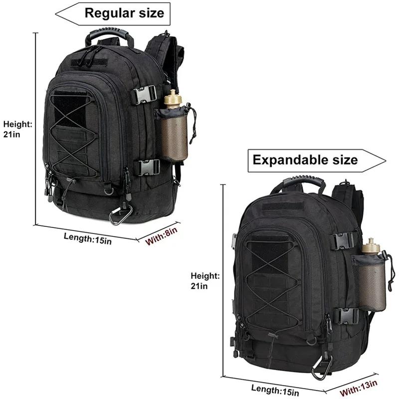 60L militaire tactique sac à dos armée Molle assaut sac à dos voyage en plein air randonnée sacs à d