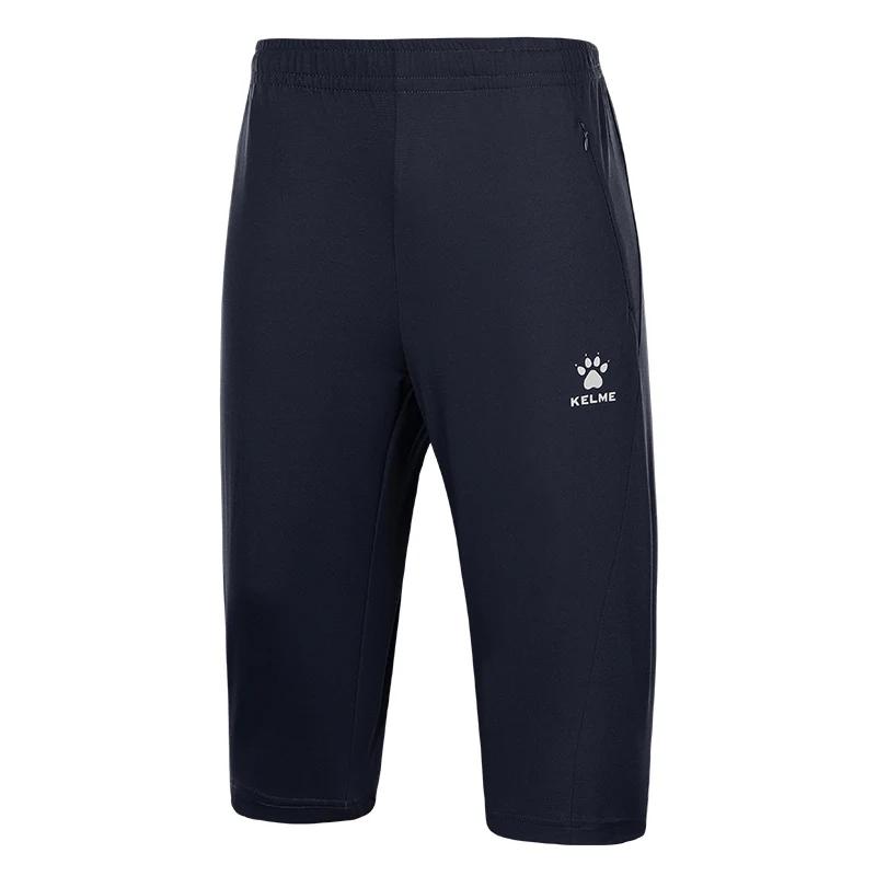 Kelme-Capris de sport respirant pour homme, short de fitness, short d'entraînement de football, shor